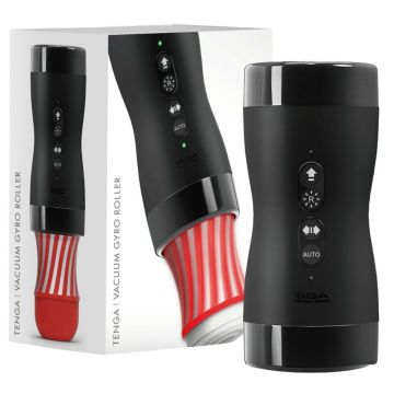 TENGA Vacuümroller met rotatie en zuigeffect - Zwart