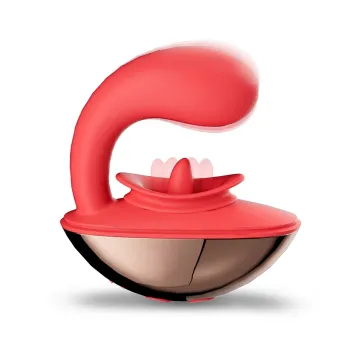 Clitoris Vibrator Met Likstanden Rondy - Rood