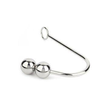 Bondage Haak Mr. Steel Met Dubbele Ballen 4+4 cm