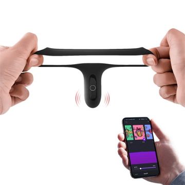 Magic Motion Rise Smart Draagbare Cockring - Zwart