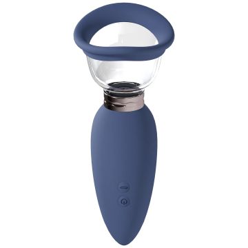 Oplaadbare Borst en Vulva Pomp Blauw - Arousing
