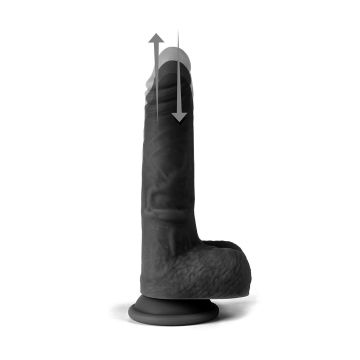 Stotende Vibrator met Afstandsbediening Zwart - 20 cm