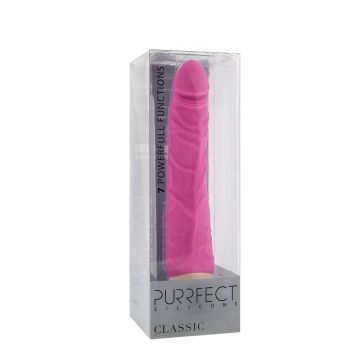Roze Siliconen Vibrator met Realistisch Uiterlijk