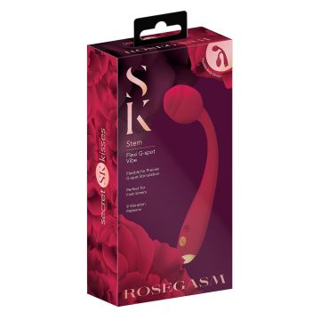 Vibrator Secret Kisses Rosegasm Long Stem
