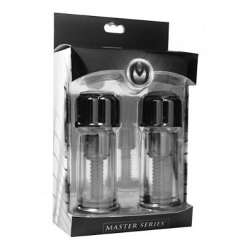 Zwarte krachtige tepelzuigers set