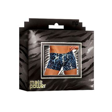 Short Heren Panterprint - Blauw