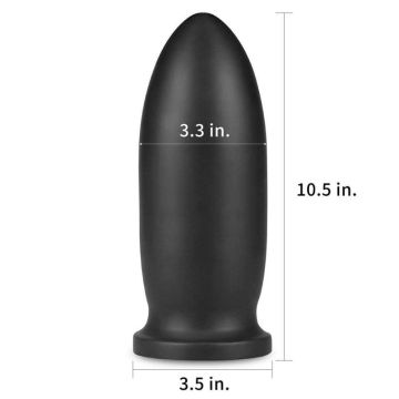 XL Anaal Plug Anal Bomber - Zwart