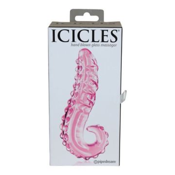 Roze Glazen Dildo Icicles No 24