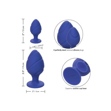 Cheeky Buttplug Set - Paars