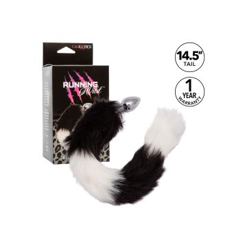 Buttplug CalExotics Running Wild Tail - Zwart