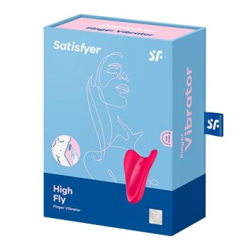 Satisfyer - Vinger Vibrator High Fly - Roze