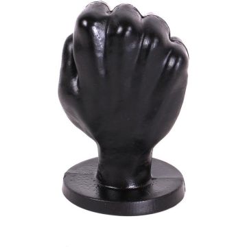 All Black Fist Plug Zwart - S