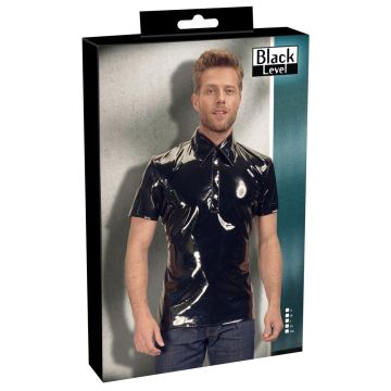 Lak Polo voor Mannen - Zwart