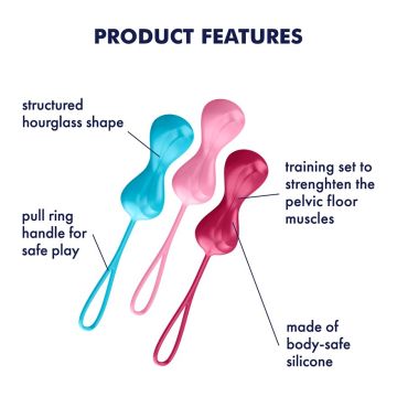 Satisfyer  Vaginaballen Training Set - 3 Stuks