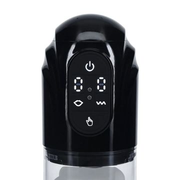 TechnoThrust Automatische Penispomp met Masturbator - Zwart