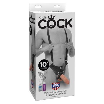 10 Inch Holle Strap-On met bretels