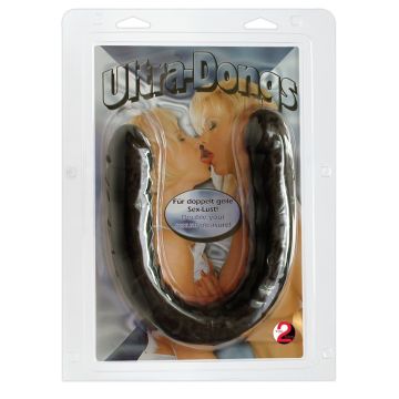 Dubbele Dildo - Ultra Dong - Zwart