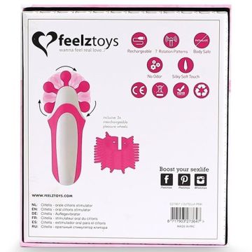  FeelzToys - Clitella Oral Clitoral Stimulator Roze
