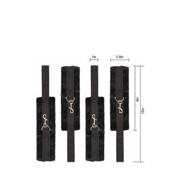 Luxe Bed Restraint Set - Pluche