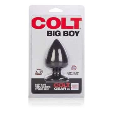 Colt- Zwarte naadloze siliconen buttplug