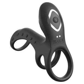 Koppel Cage Pro Penissleeve met Clitorisstimulatie - Fantasy C-Ringz