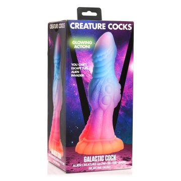 Monster Dildo Galactic Cock Glow-in-the-Dark