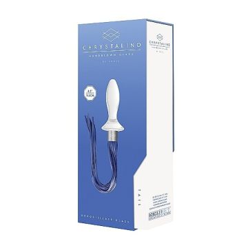Glazen Buttplug met Zweep