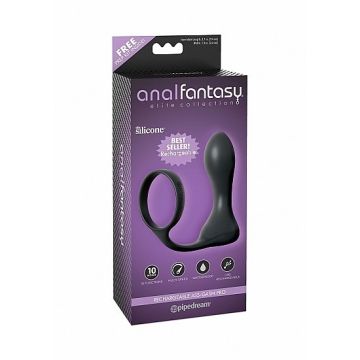 Anal Fantasy Vibrerende Prostaatplug met Cockring 