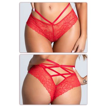 Estelle Kanten Slip - Rood