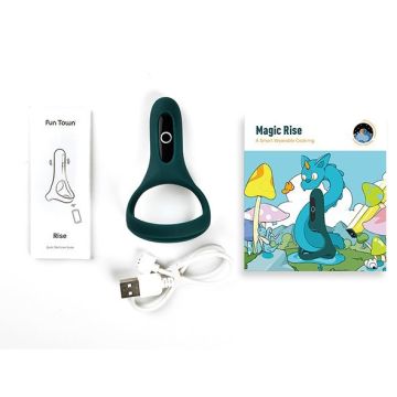 Magic Motion Rise Smart Draagbare Cockring - Groen