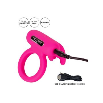 Oplaadbare Vibrerende Cockring Triple Clit