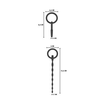 Penis Plug Set Small 2 stuks