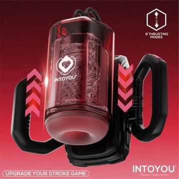 Intoyou Vexor - 3-in-1 Masturbator met Zuig-, Stoot- en Vibratiestanden