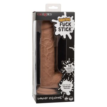 Realistische Vibrator Squirting Fuck Stick - Bruin