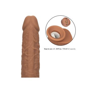 Realistische Vibrator Squirting Fuck Stick - Bruin