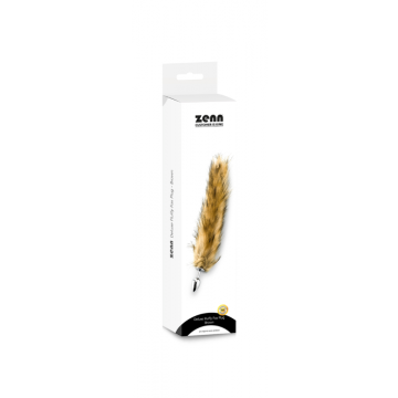 Buttplug met Vossenstaart - Bruin