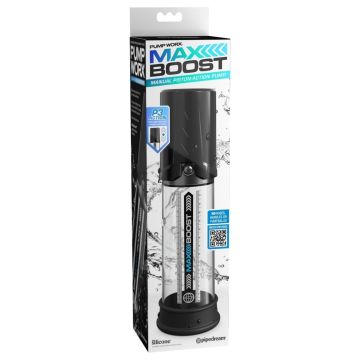 Penispomp Max Boost - Zwart