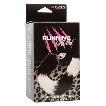 Buttplug CalExotics Running Wild Tail - Zwart