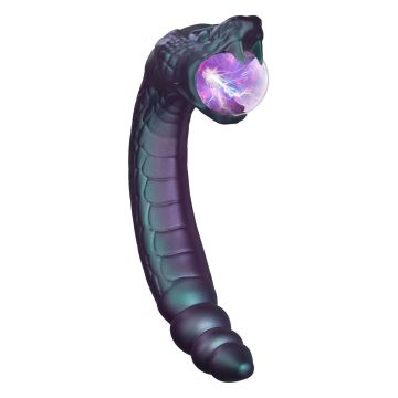 Temptasia Glowing Plasma Globe Vibrator - Rattle Snake