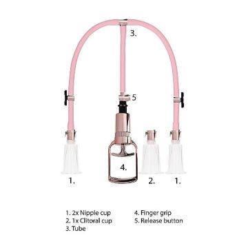 Tepel en Clitoris Zuigers Medium - Rosé Goud