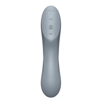 Satisfyer Curvy Trinity 3 Luchtdruk Vibrator - Grijs