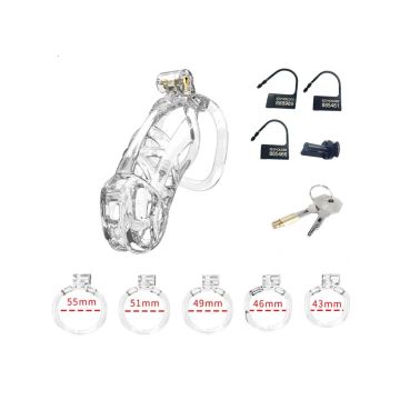 Peniskooi P-Cage PC11 Maat L - Transparant