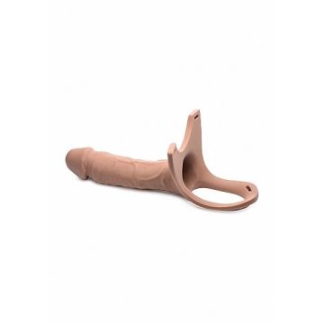 Holle Siliconen Dildo Strap-on Huidskleur S/M