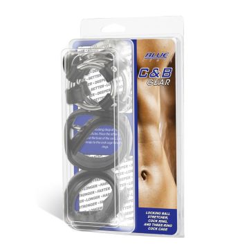 Vergrendelbare Ball Stretcher Cockring & Peniskooi