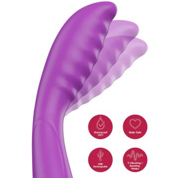 Tapping G-Spot Vibrator - Paars