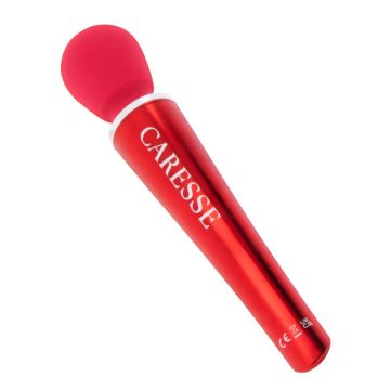 Compact Wand Vibrator CARESSE - Rood