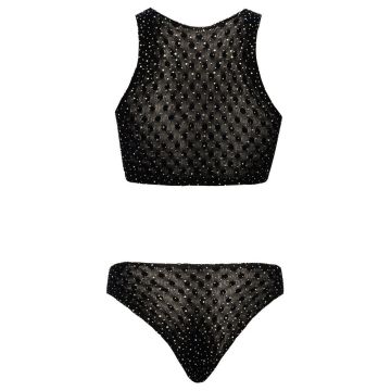 Cottelli Fantasy  Lingerie Set Strass Versiering - Zwart