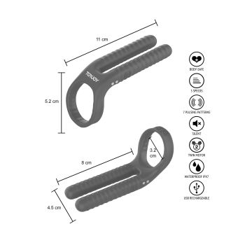 Vibrerende Koppel Ring Fushion