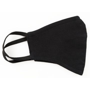 Katoenen Mond Masker voor Heren - Zwart