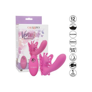 Op Afstand Pulserende Venus G Rabbit Vibrator - Roze